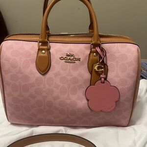 COACH Powder Pink Large Rowan